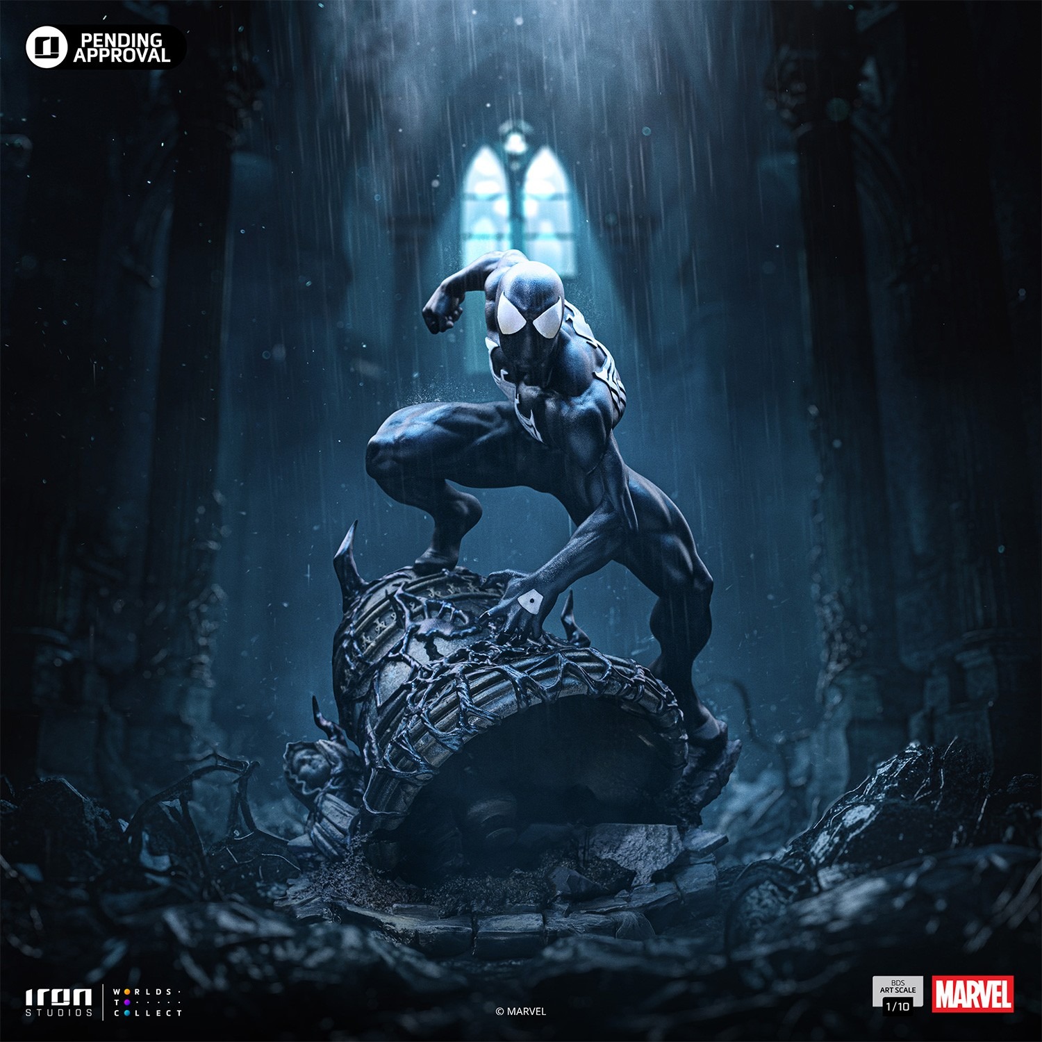 Pre-Order Iron Studios Marvel Spider-Man Black Art Scale Statue